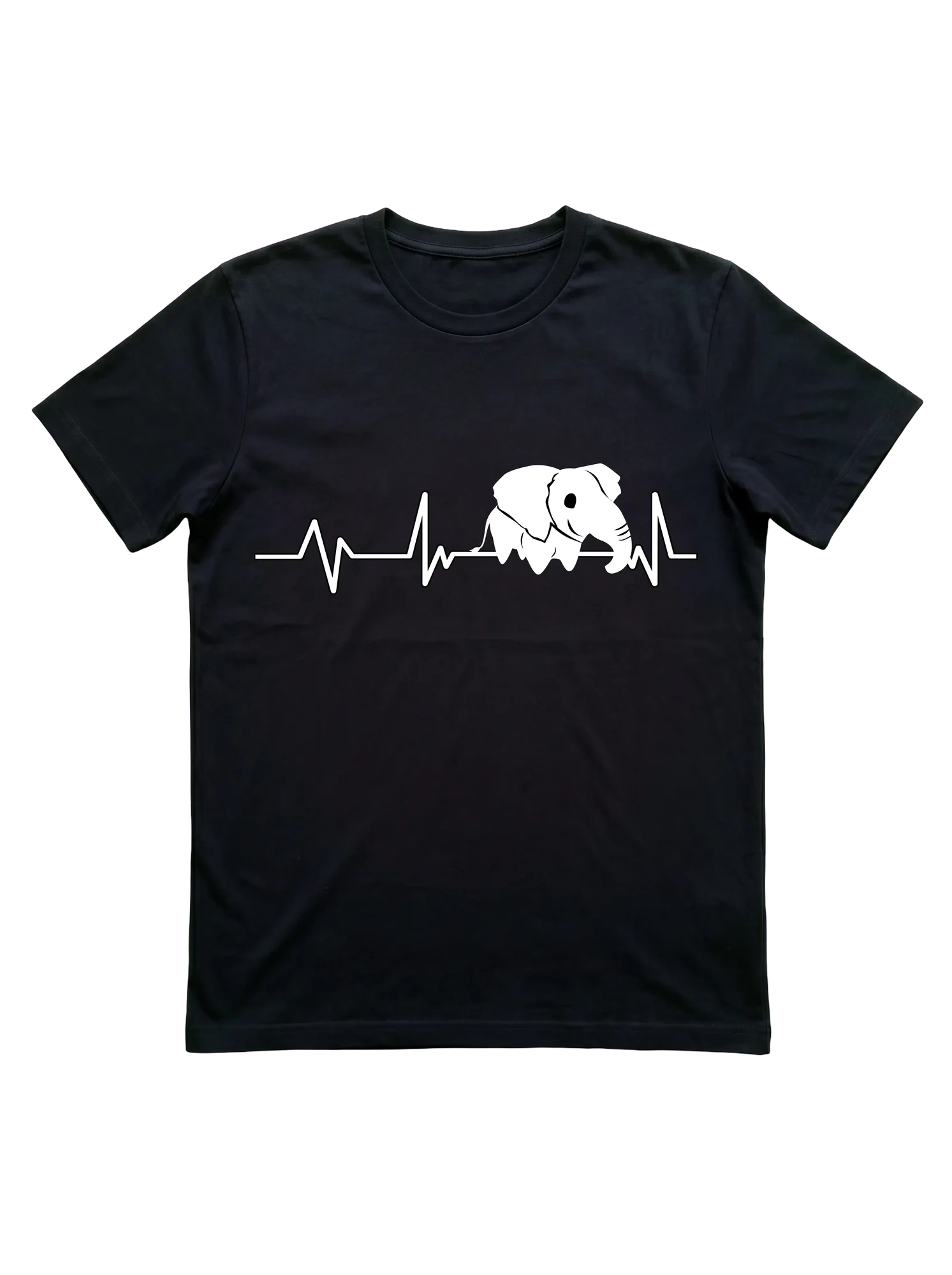 Baby Elephant Heartbeat T-Shirt for Wildlife Lovers