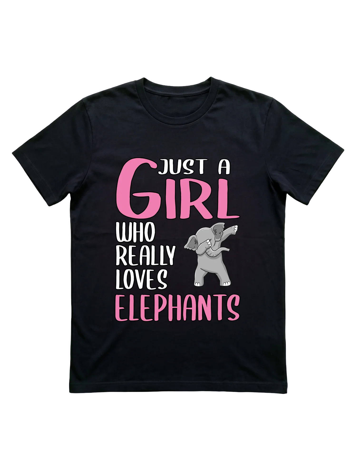 Dabbing Elephant Shirt for Girls Who Really Love Wildlife