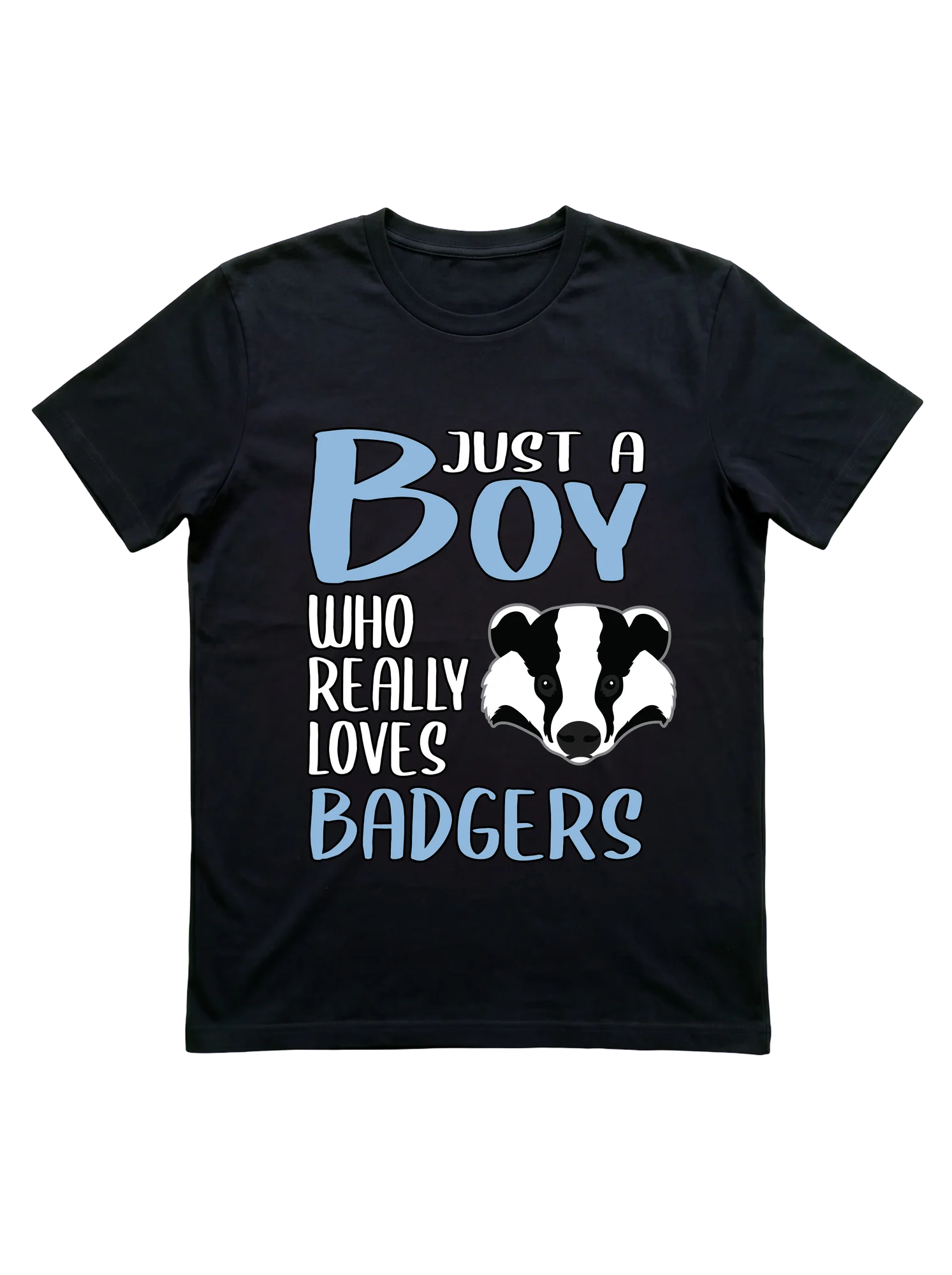 Just a Boy Who Really Loves Badgers T-Shirt