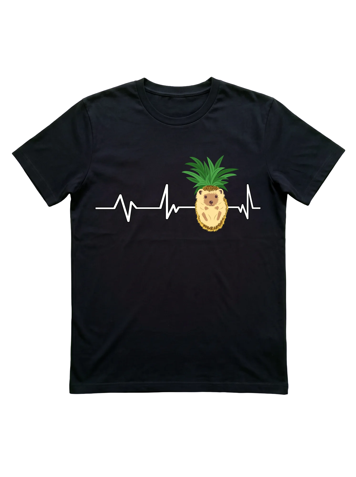 Pineapple Heartbeat T-Shirt for Hedgehog Lovers