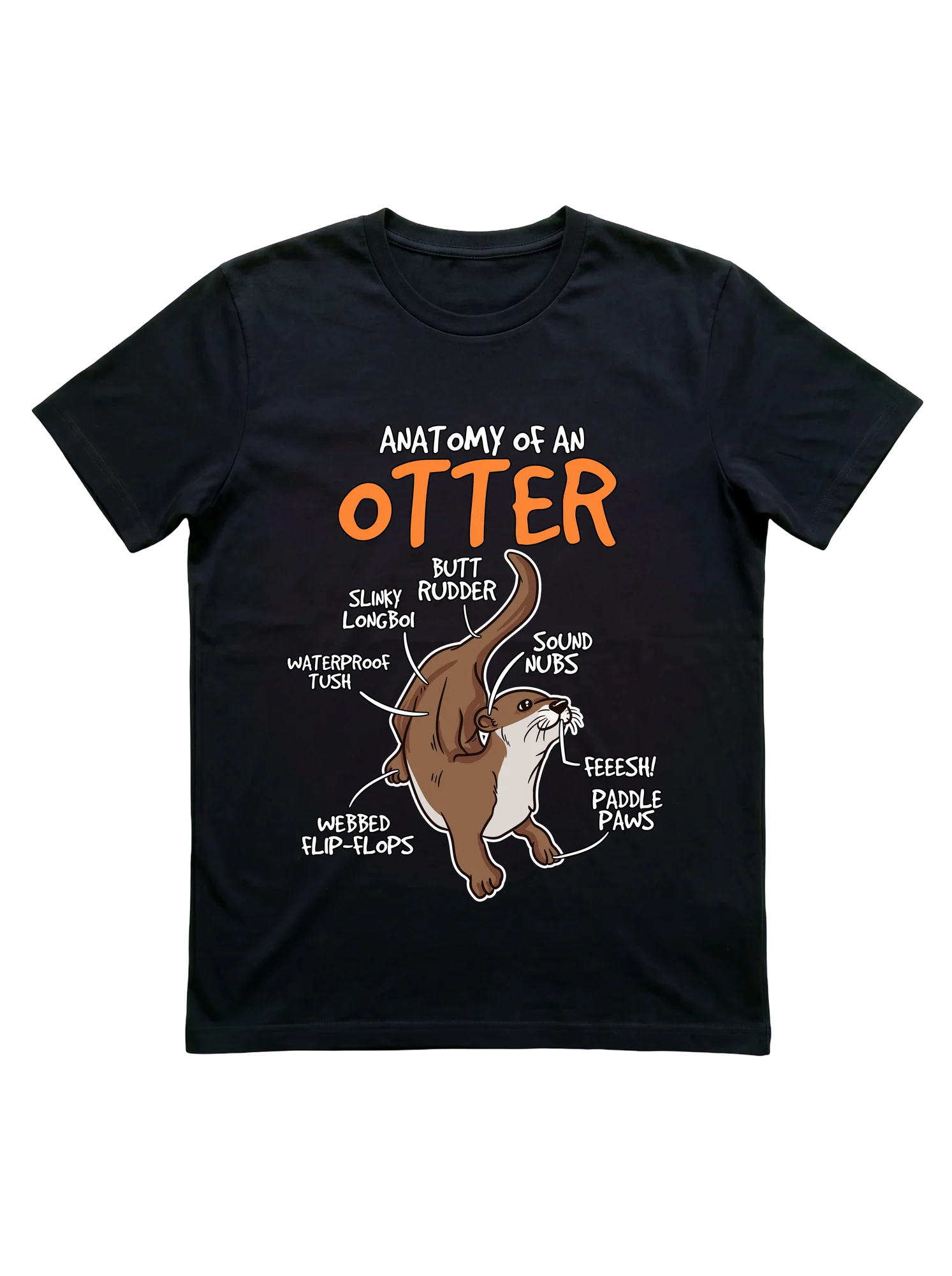Anatomy of an Otter Funny Kids Gift T-Shirt