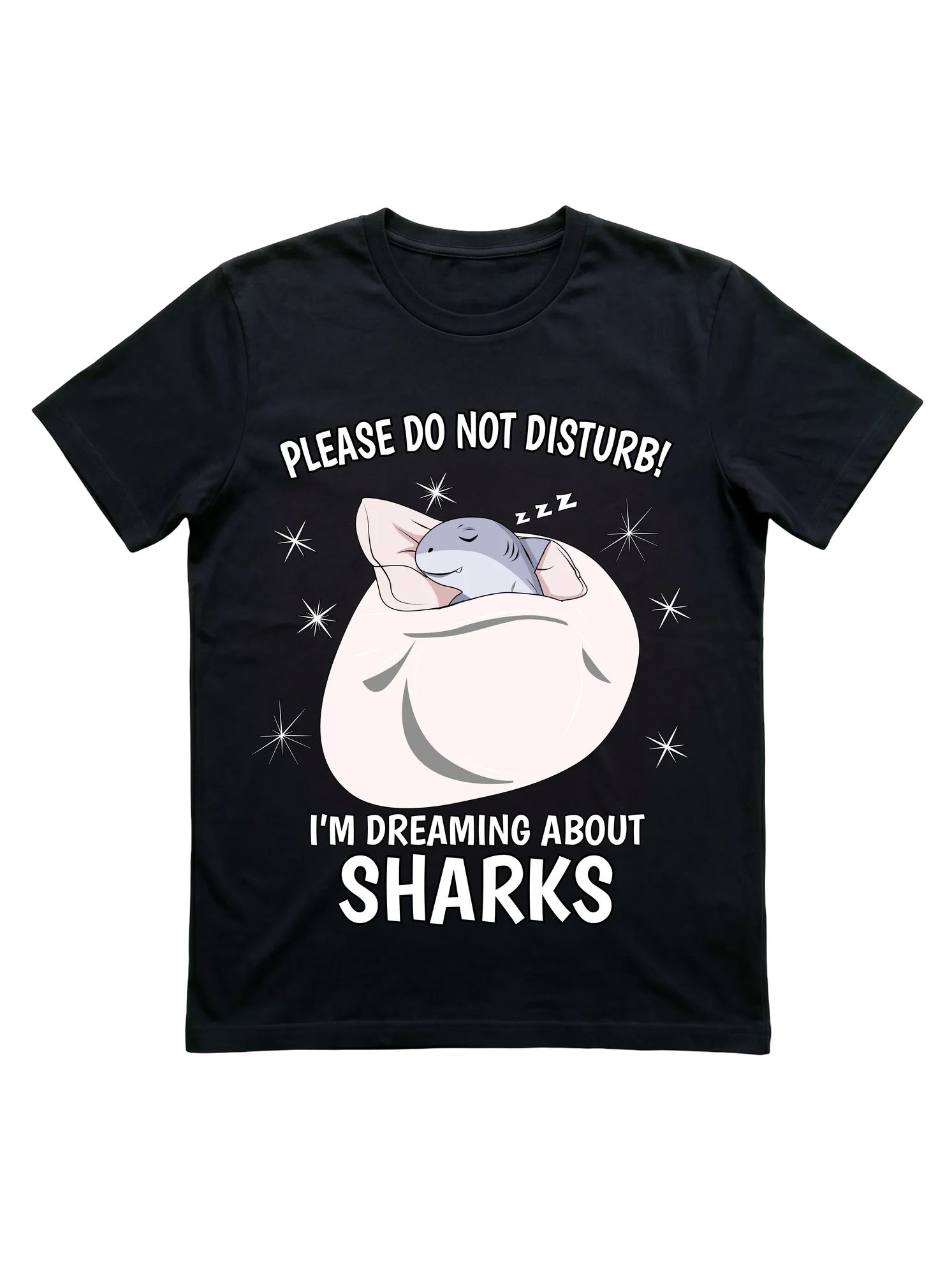 Sleeping Shark T-Shirt for Ocean Lovers and Fans