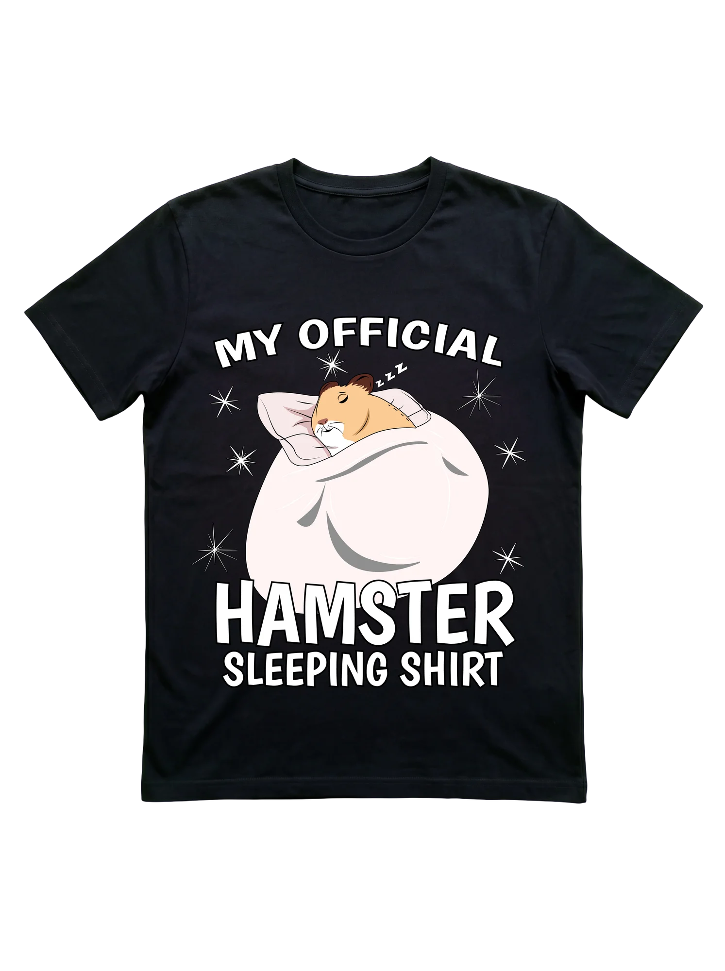 Official Hamster Sleeping Shirt Tee for Owners and Fans