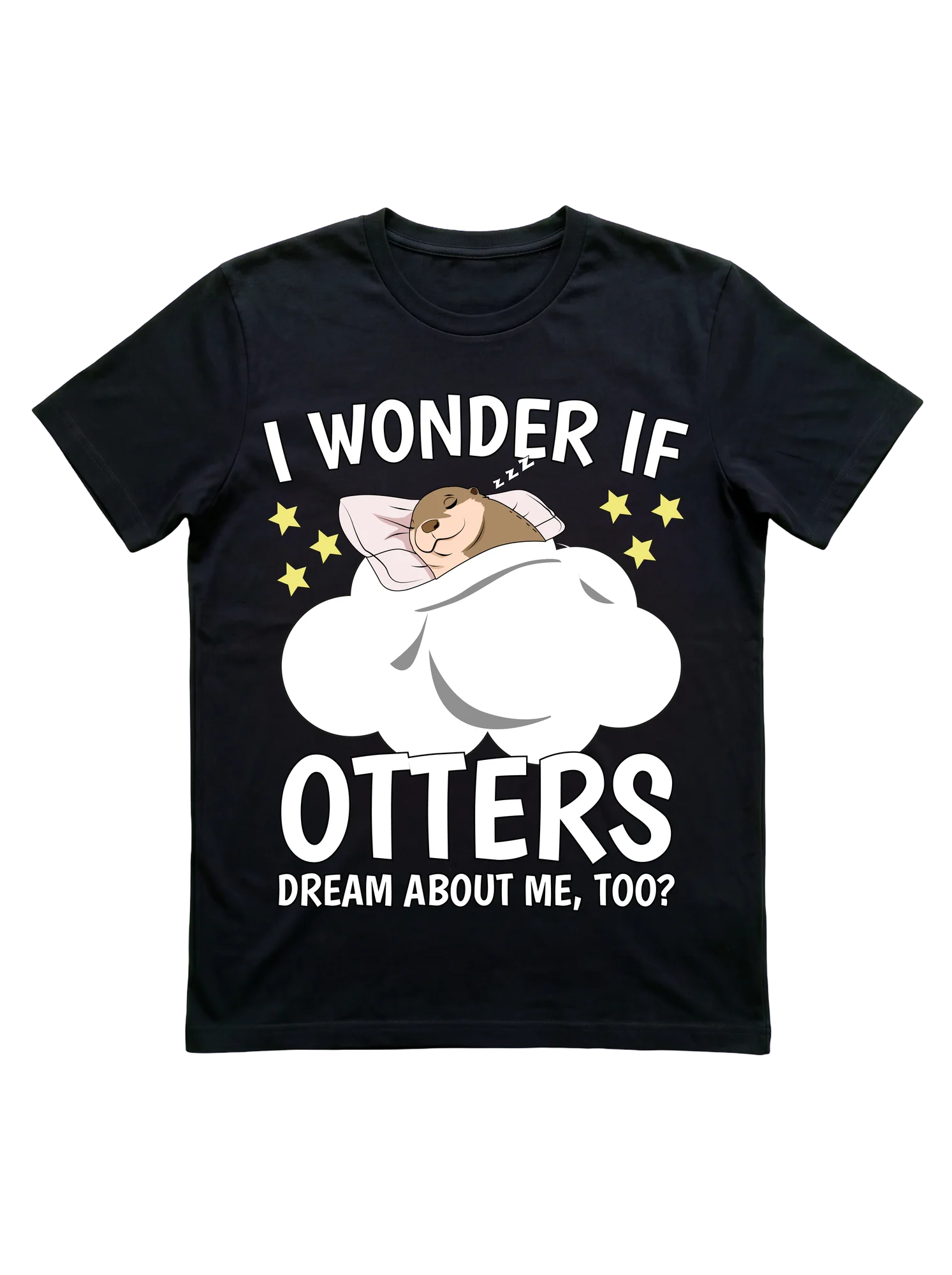 I Wonder If Otters Dream About Me: Cloud Nap Shirt