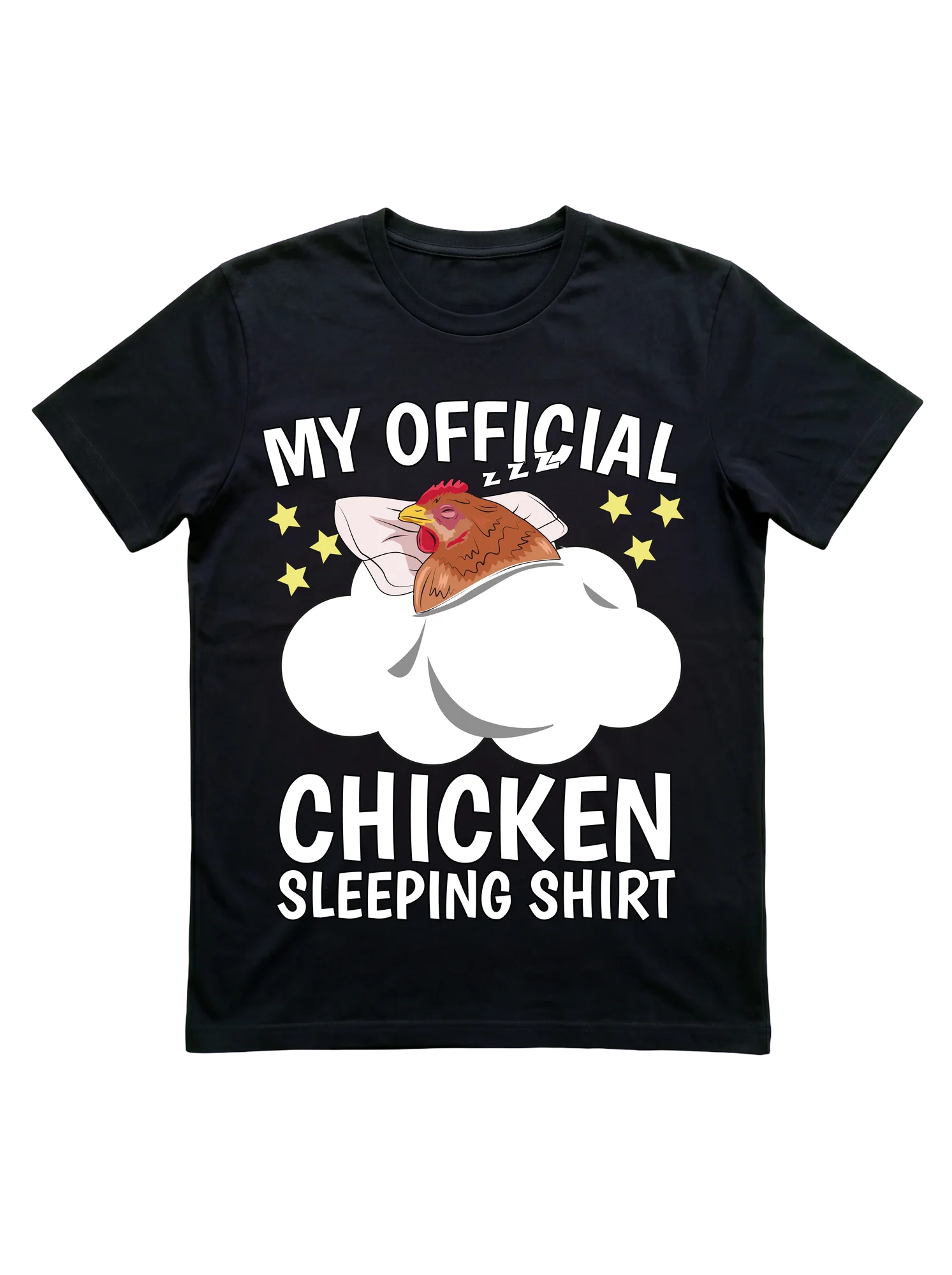 Official Chicken Sleeping T-Shirt for Backyard Flock Keepers