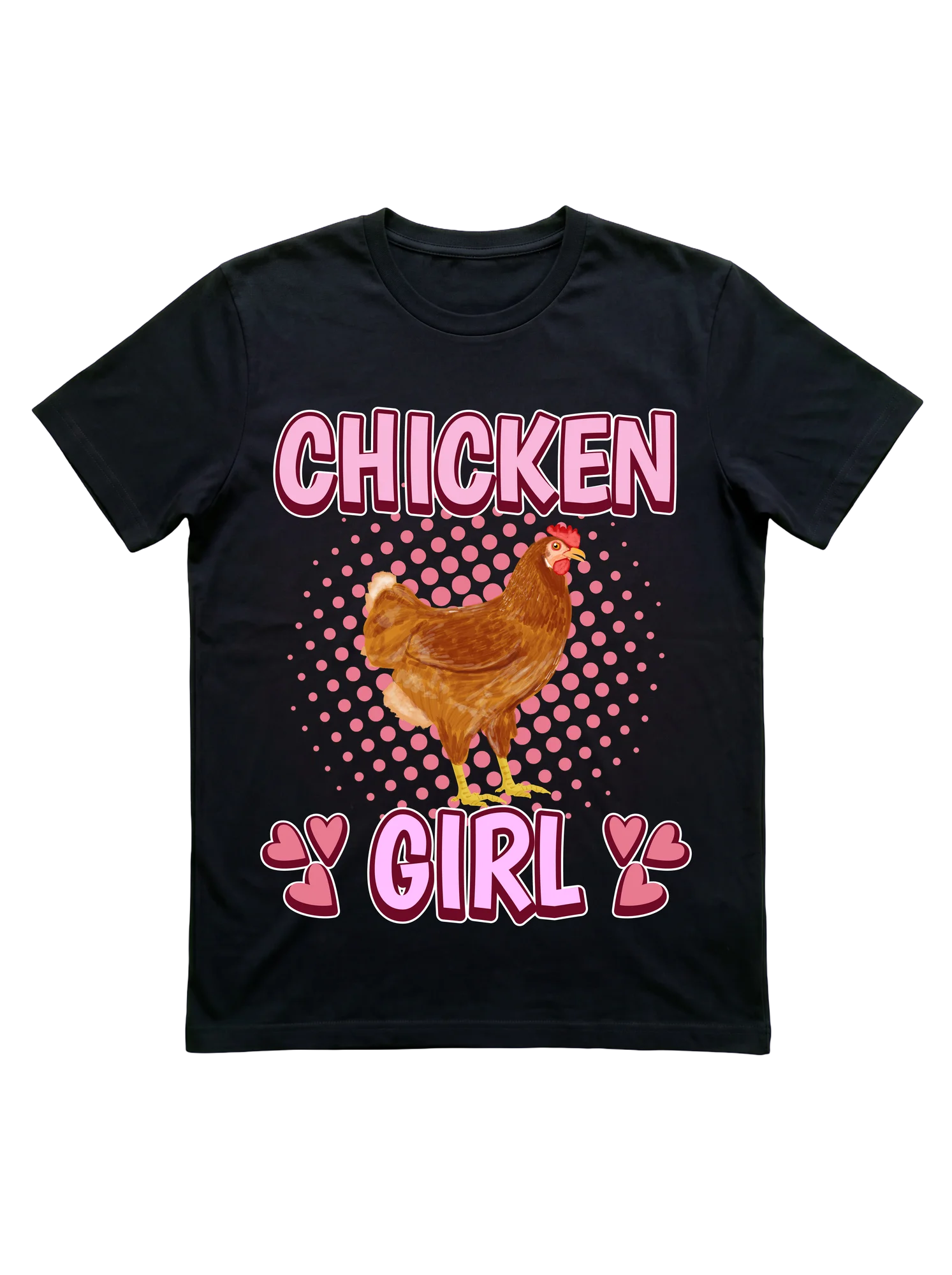 Chicken Girl T-Shirt for Backyard Flock Lovers