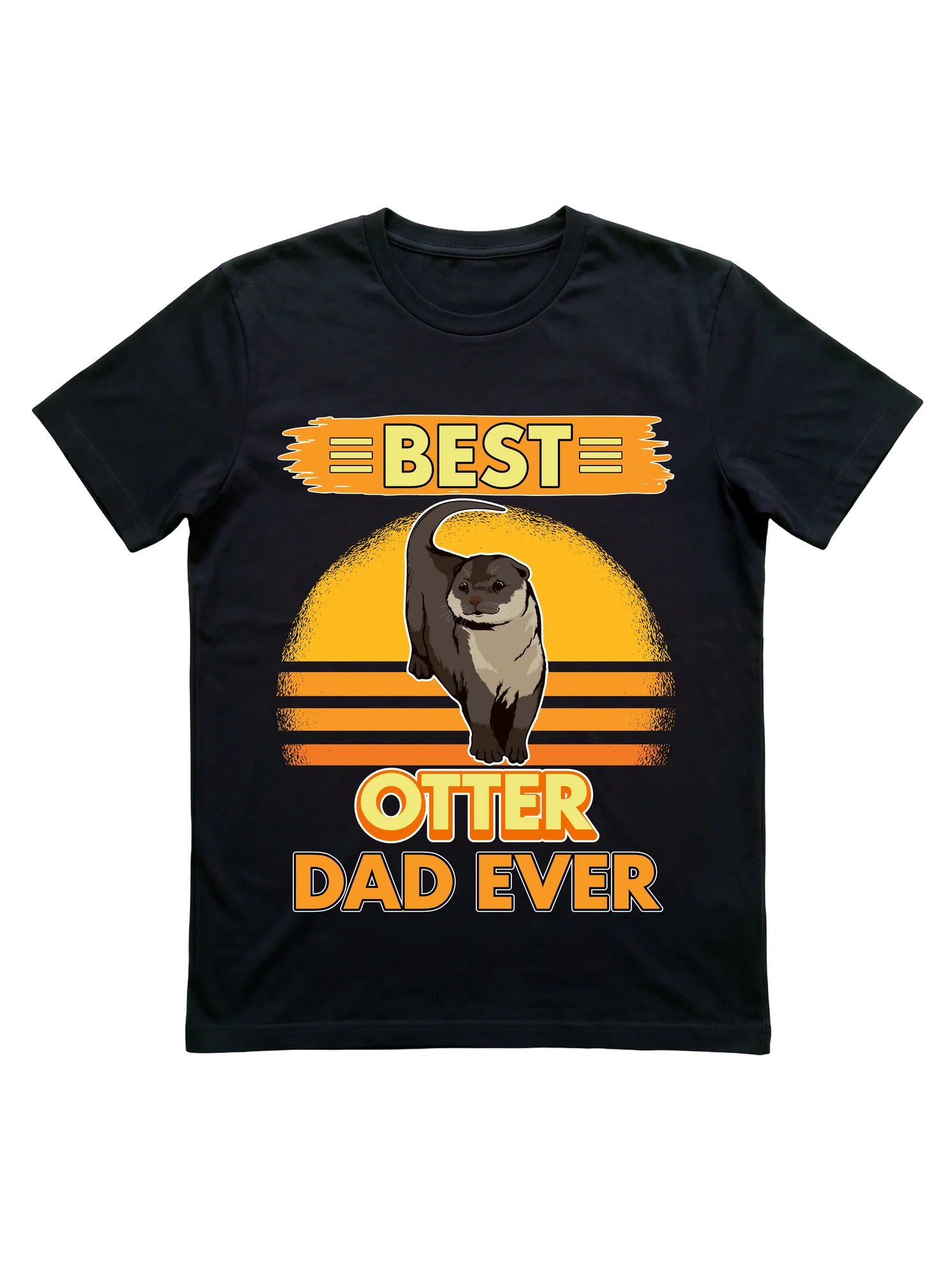 Best Otter Dad Ever T-Shirt for Wildlife Dads