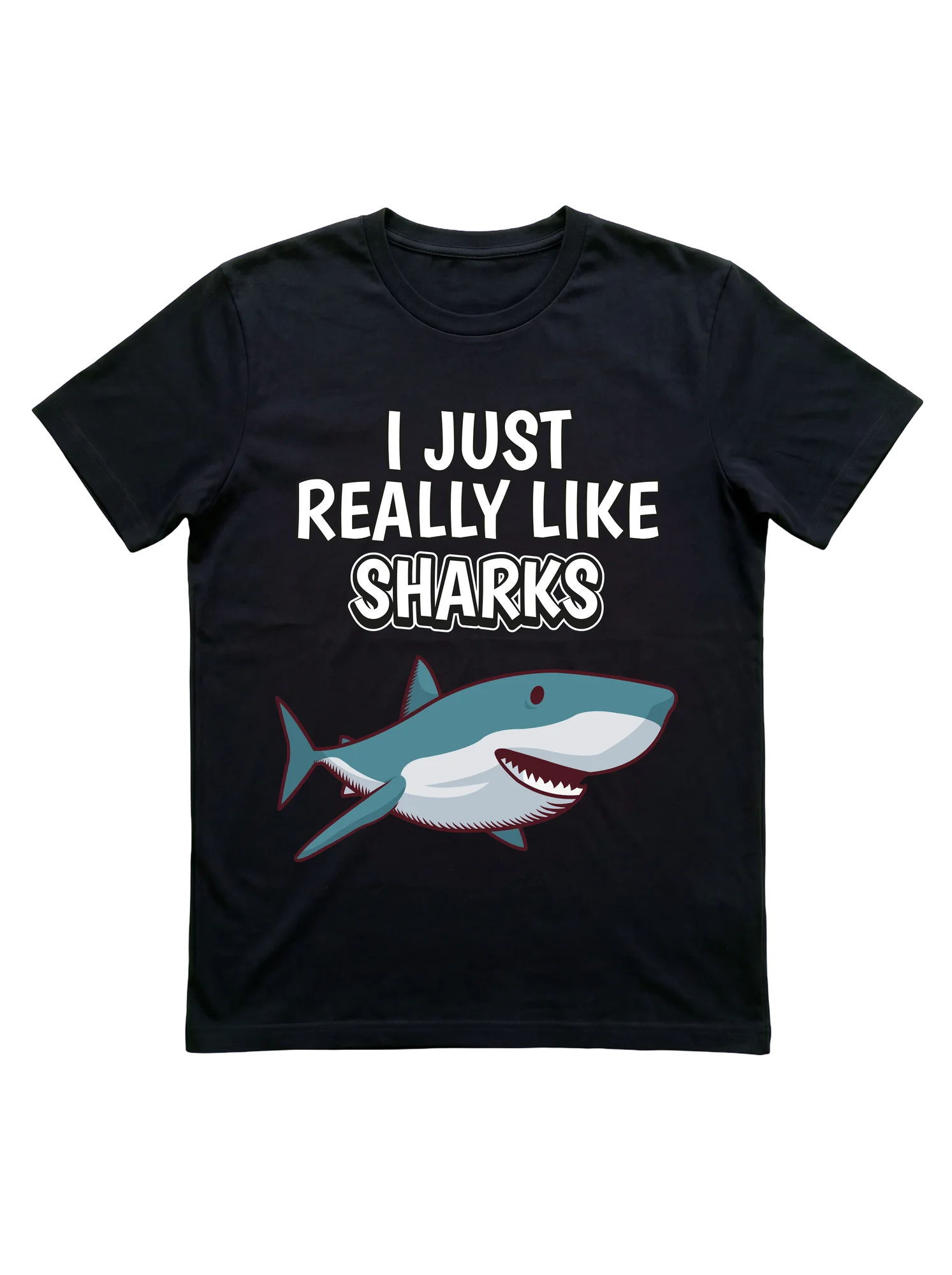 'I Just Really Like Sharks' T-Shirt for Ocean Fans