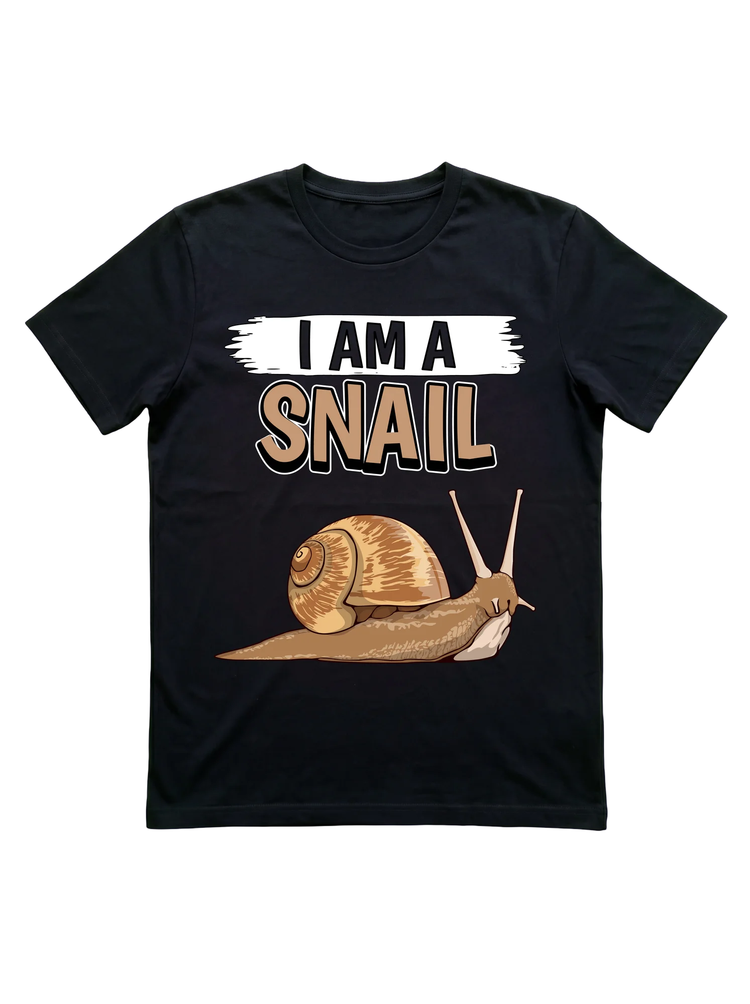 Whether you boop the antennae or just watch the slime trail, this snail t-shirt declares the identity outright