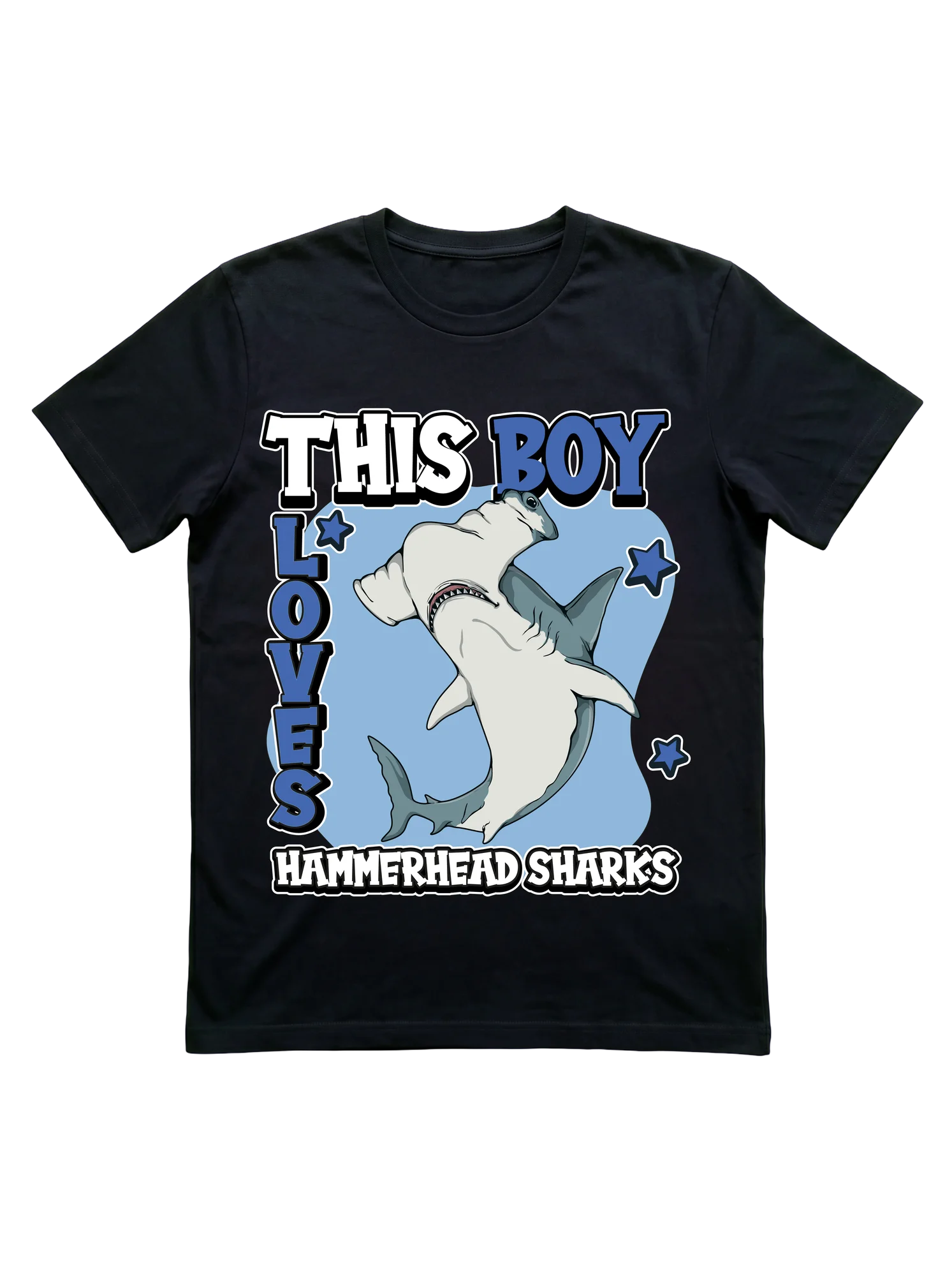 This Boy Loves Hammerhead Sharks T-Shirt for Kids