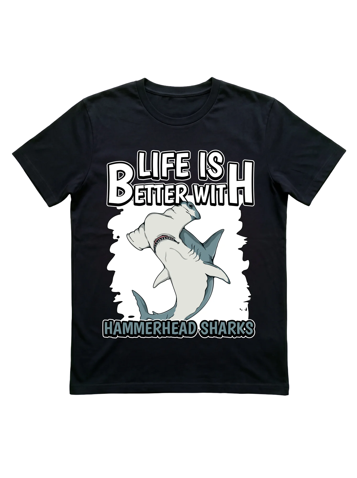 Hammerhead Shark Statement T-Shirt for Divers