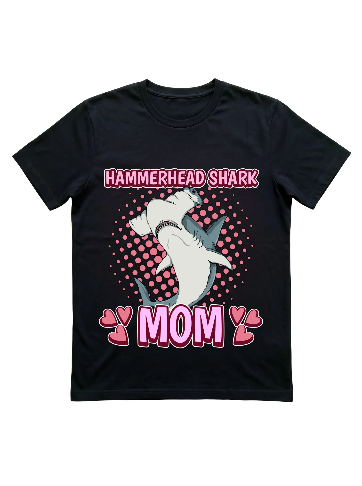 Hammerhead Shark Mom T-Shirt for Women and Girls