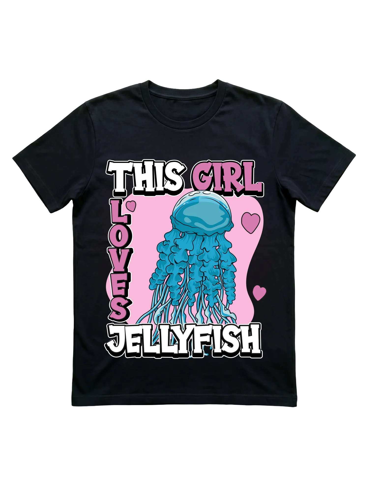 This Girl Loves Jellyfish T-Shirt for Young Ocean Lovers