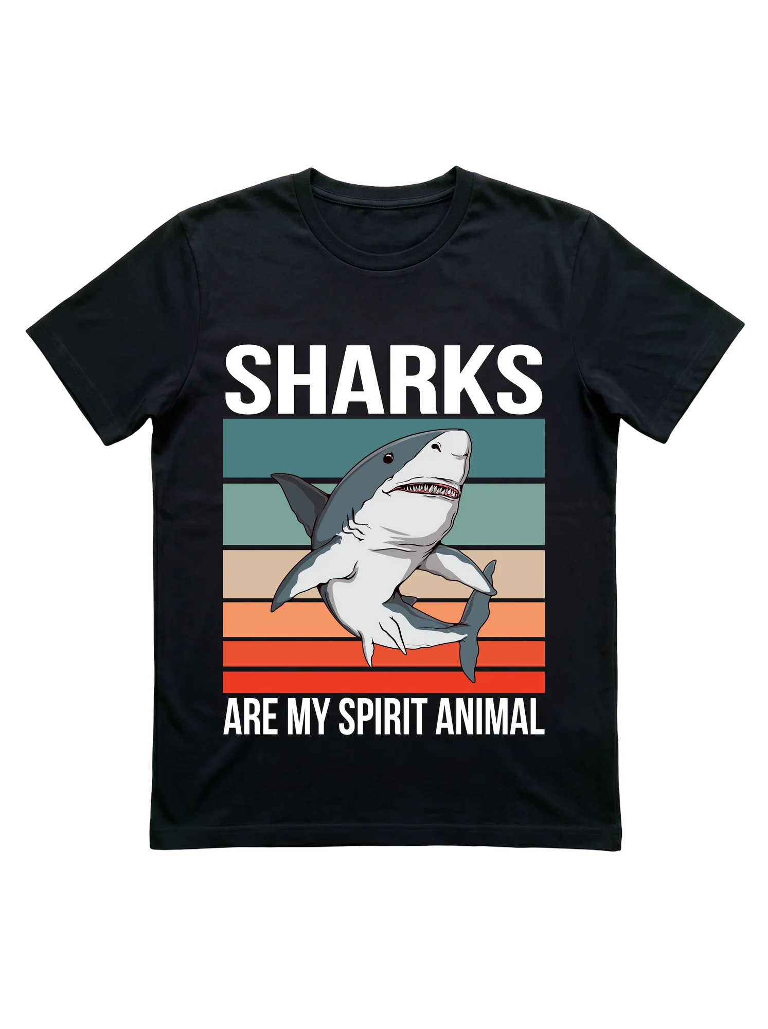 Sharks Are My Spirit Animal T-Shirt for Ocean Lovers