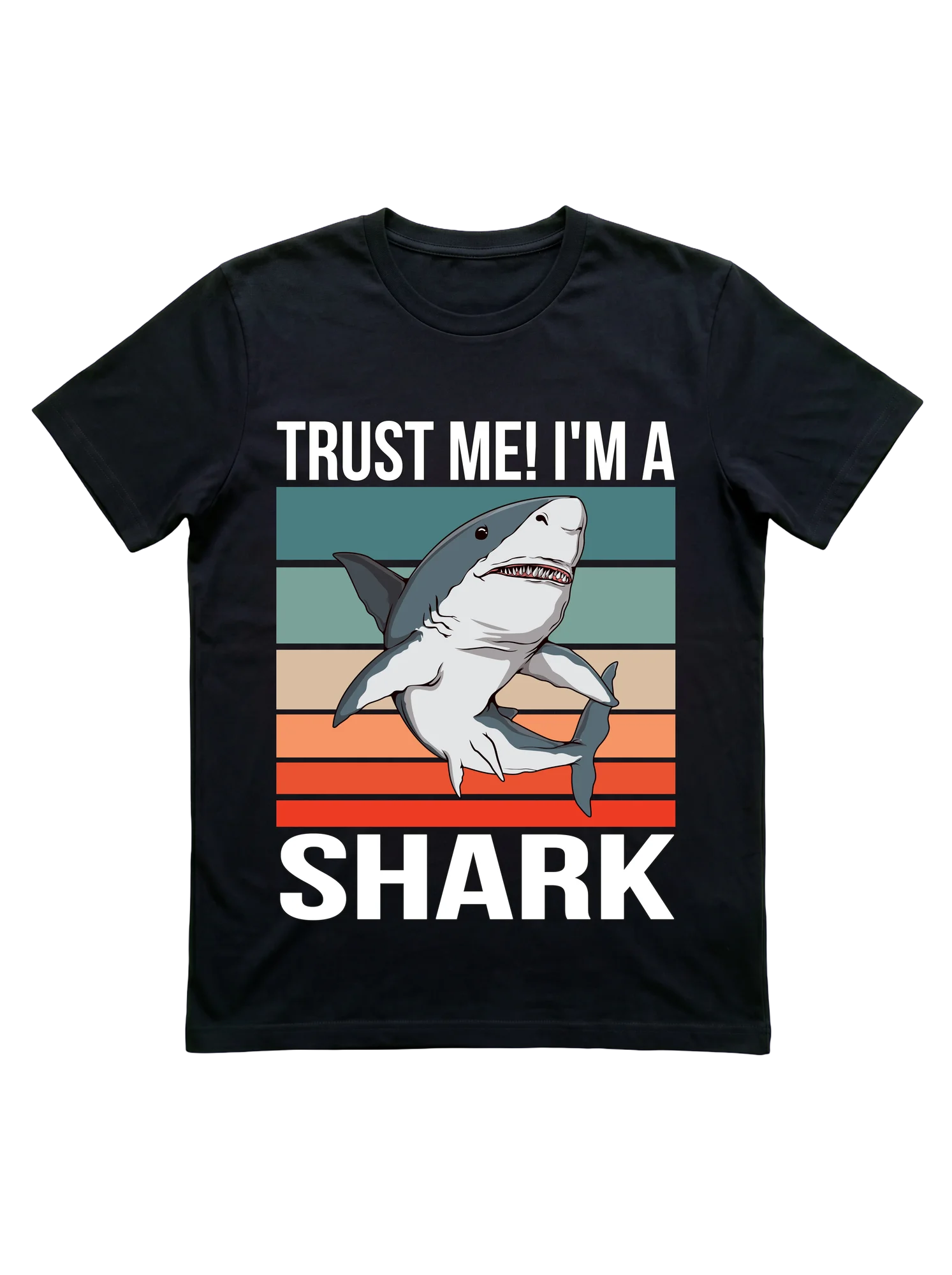 Trust Me I'm a Shark Retro Humor T-Shirt